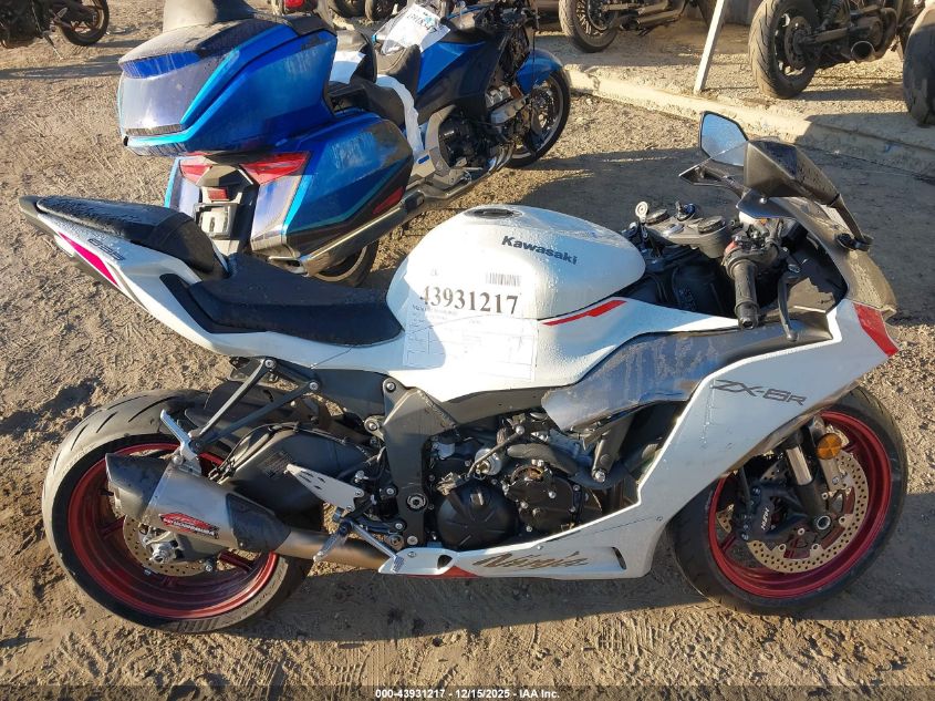 2025 Kawasaki Zx636 K VIN: JKBZXJJ14SA026426 Lot: 43931217