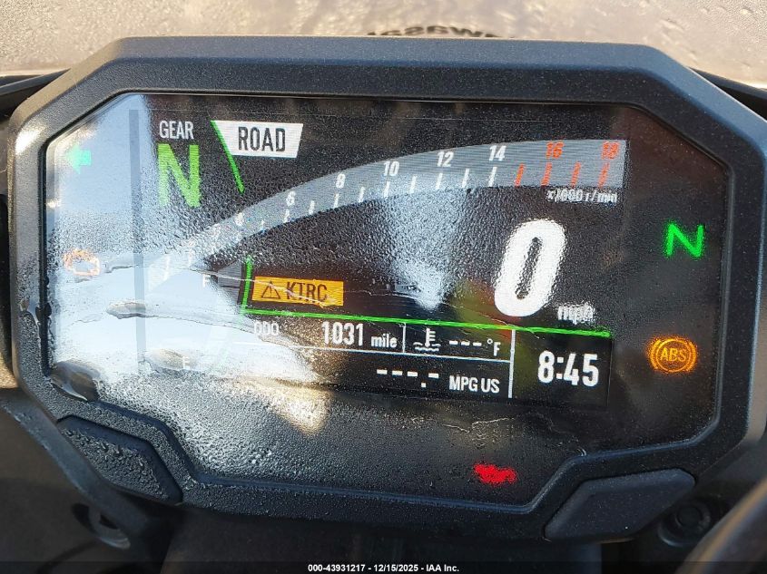 2025 Kawasaki Zx636 K VIN: JKBZXJJ14SA026426 Lot: 43931217