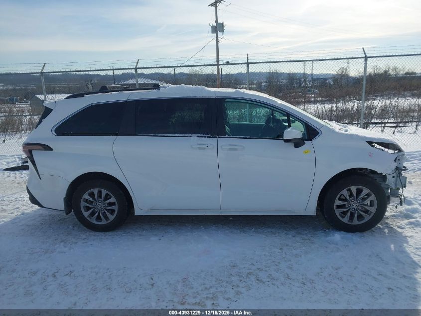 2024 Toyota Sienna Le VIN: 5TDBSKFC5RS134108 Lot: 43931229