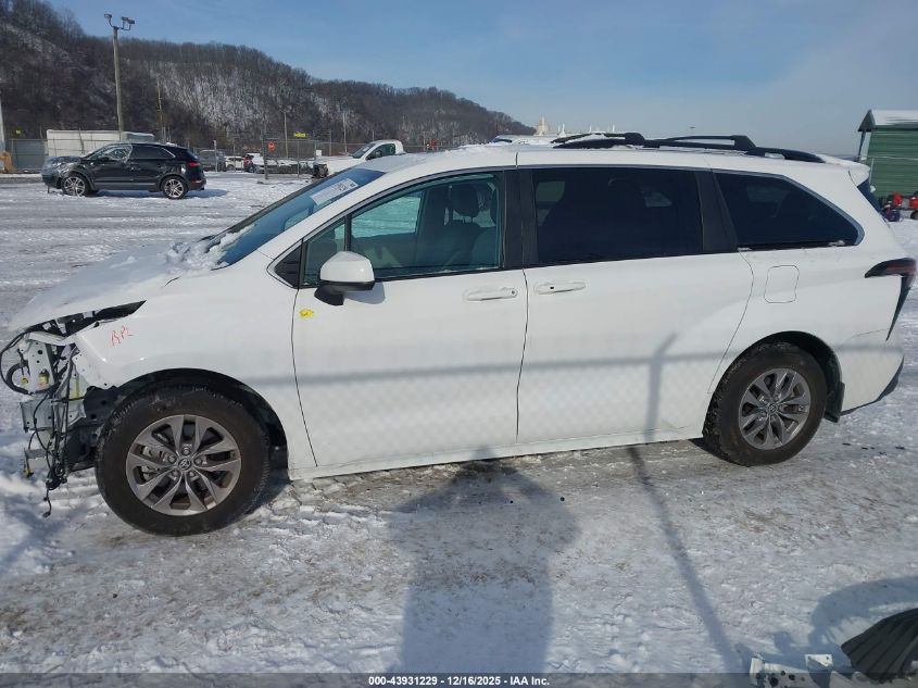 2024 Toyota Sienna Le VIN: 5TDBSKFC5RS134108 Lot: 43931229