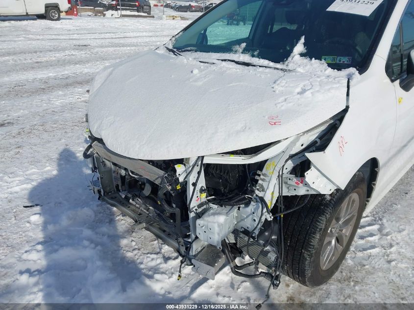 2024 Toyota Sienna Le VIN: 5TDBSKFC5RS134108 Lot: 43931229