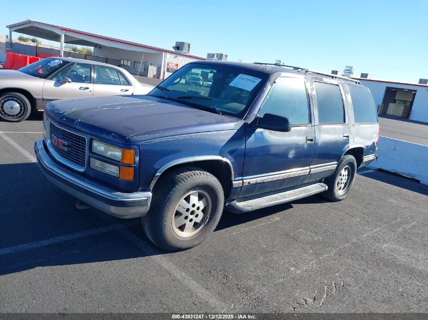 1997 GMC Yukon Sle VIN: 1GKEK13R0VJ741156 Lot: 43931247