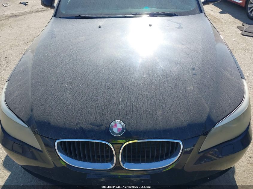 2005 BMW 530I VIN: WBANA73535B819466 Lot: 43931248