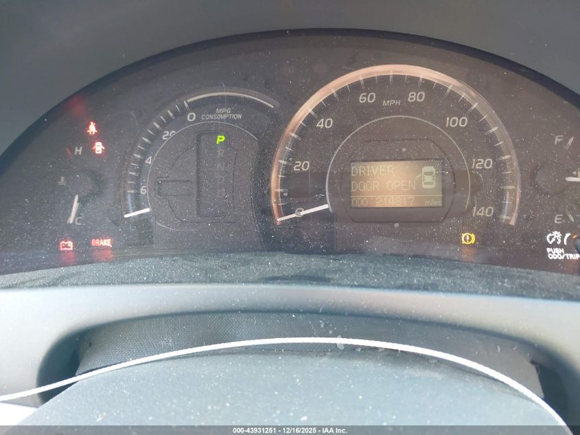 2008 Toyota Camry Hybrid VIN: JTNBB46K483048013 Lot: 43931251