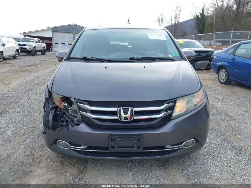 2014 Honda Odyssey Touring/Touring Elite VIN: 5FNRL5H97EB102659 Lot: 43931254