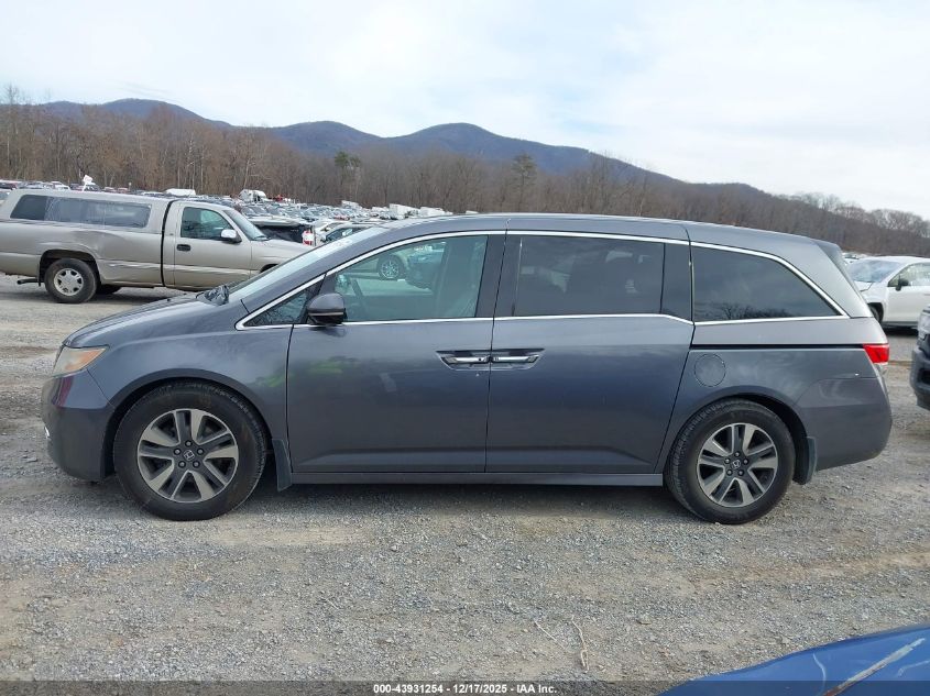2014 Honda Odyssey Touring/Touring Elite VIN: 5FNRL5H97EB102659 Lot: 43931254