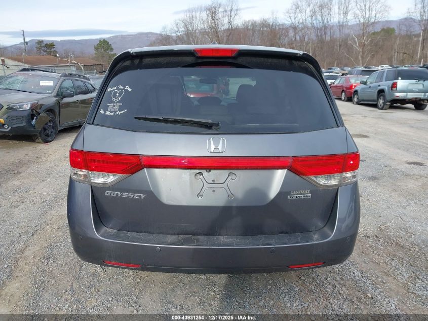 2014 Honda Odyssey Touring/Touring Elite VIN: 5FNRL5H97EB102659 Lot: 43931254