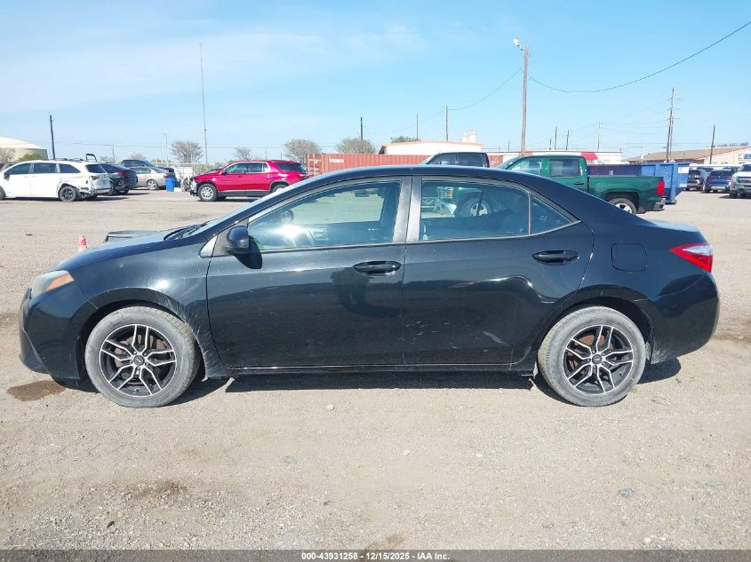 2015 Toyota Corolla Le VIN: 2T1BURHE4FC253046 Lot: 43931258