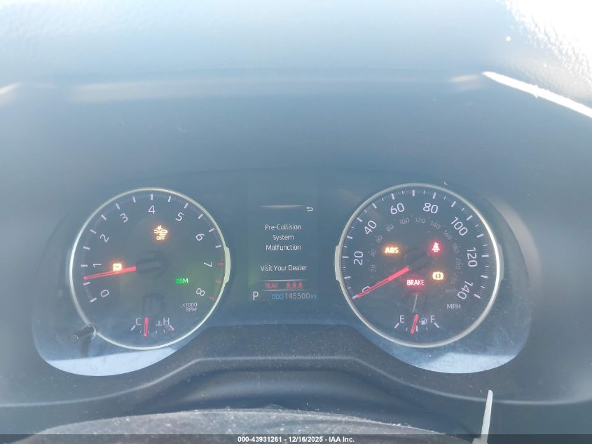 2020 Toyota Rav4 Xle VIN: 2T3W1RFV7LC055092 Lot: 43931261