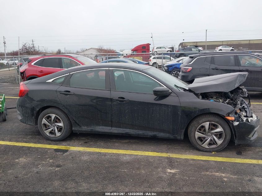 2019 Honda Civic Lx VIN: 19XFC2F62KE037618 Lot: 43931267