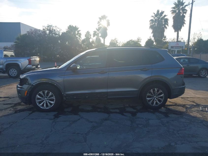 2018 Volkswagen Tiguan 2.0T S VIN: 3VV1B7AX9JM103887 Lot: 43931268