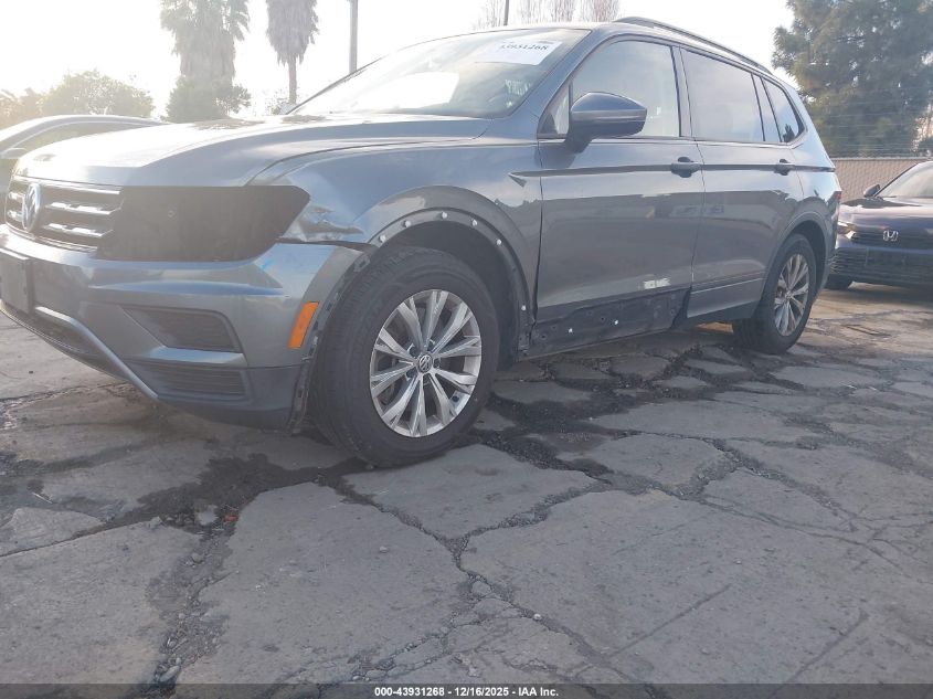 2018 Volkswagen Tiguan 2.0T S VIN: 3VV1B7AX9JM103887 Lot: 43931268