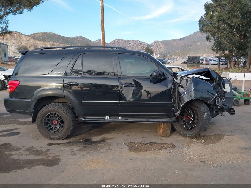 2004 Toyota Sequoia Limited V8 VIN: 5TDZT38A74S231834 Lot: 43931277