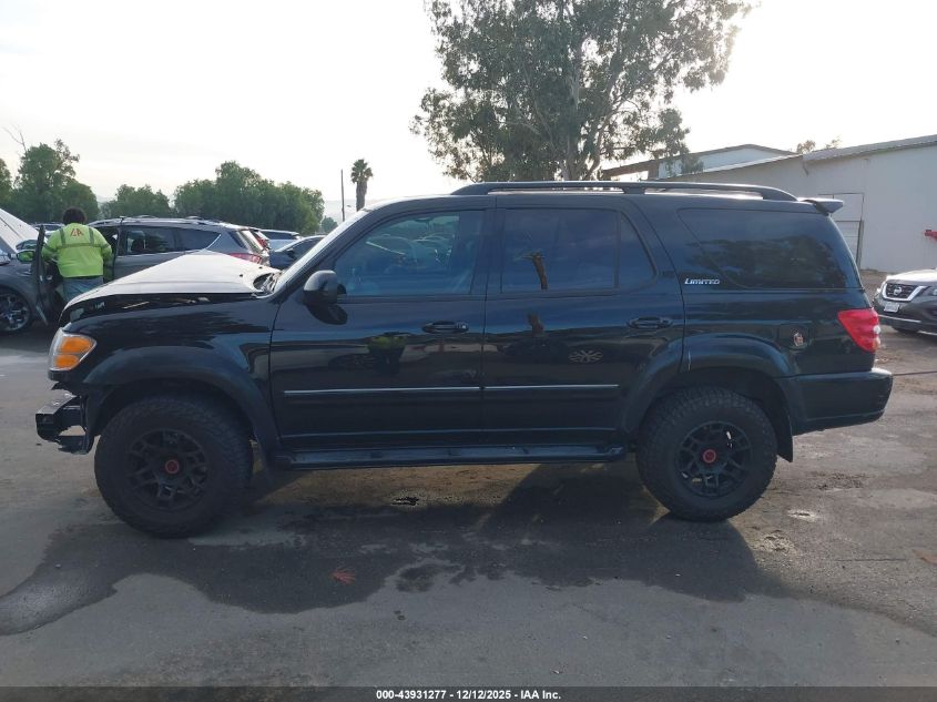 2004 Toyota Sequoia Limited V8 VIN: 5TDZT38A74S231834 Lot: 43931277