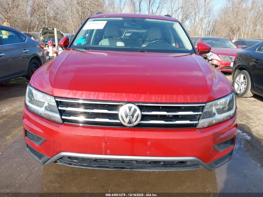 2018 Volkswagen Tiguan 2.0T Se/2.0T Sel VIN: 3VV2B7AX0JM062862 Lot: 43931279