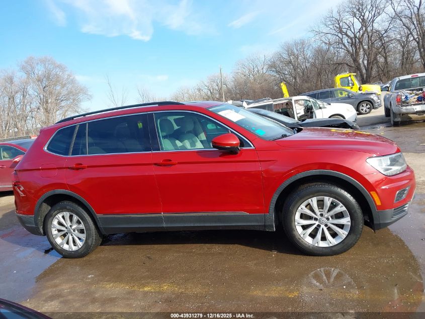 2018 Volkswagen Tiguan 2.0T Se/2.0T Sel VIN: 3VV2B7AX0JM062862 Lot: 43931279