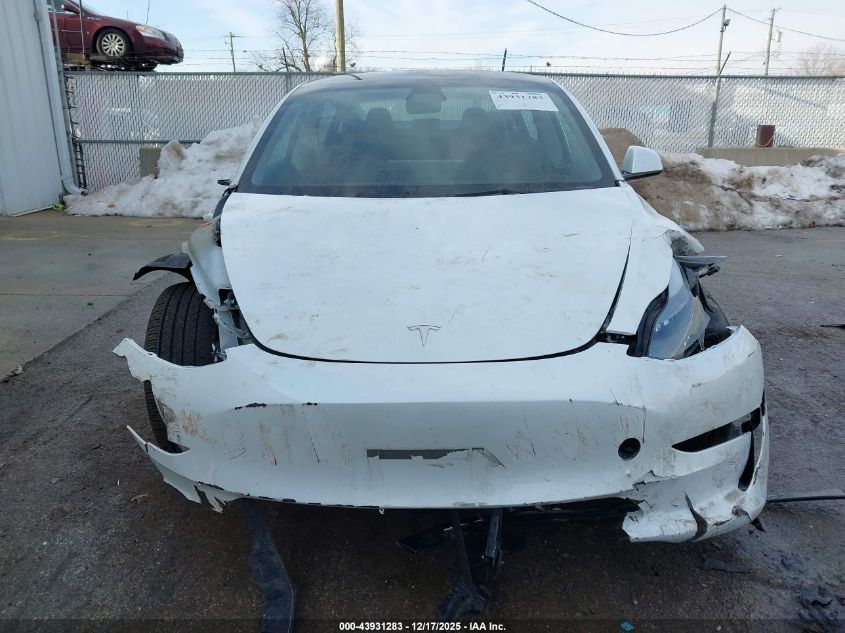 2023 Tesla Model 3 Rear-Wheel Drive VIN: 5YJ3E1EA4PF616320 Lot: 43931283