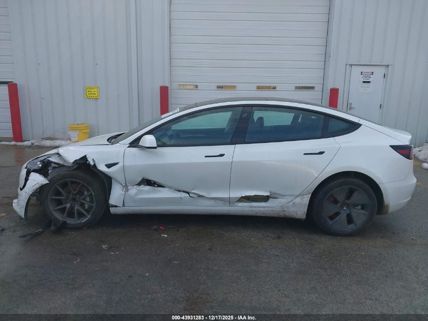 2023 Tesla Model 3 Rear-Wheel Drive VIN: 5YJ3E1EA4PF616320 Lot: 43931283