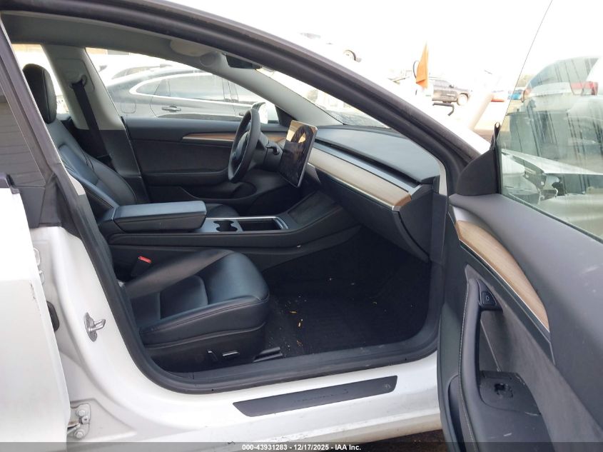 2023 Tesla Model 3 Rear-Wheel Drive VIN: 5YJ3E1EA4PF616320 Lot: 43931283