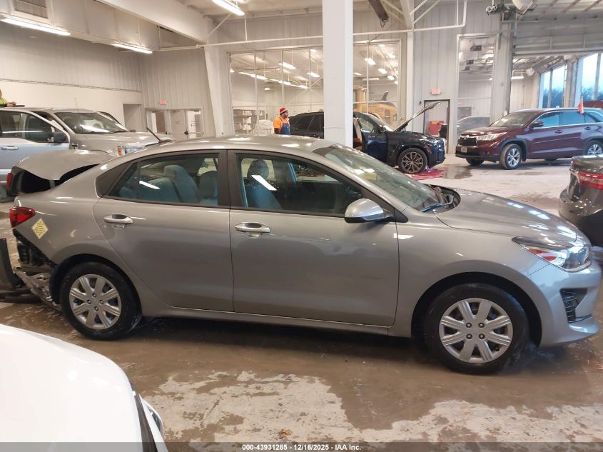 2022 Kia Rio S VIN: 3KPA24AD2NE480466 Lot: 43931285