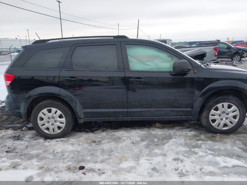 2018 Dodge Journey Se VIN: 3C4PDCABXJT309824 Lot: 43931294