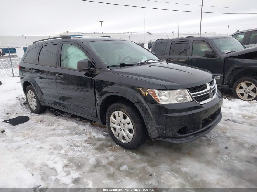 2018 Dodge Journey Se VIN: 3C4PDCABXJT309824 Lot: 43931294