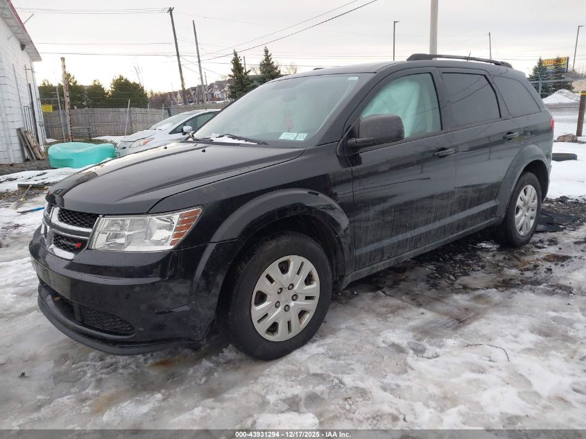 2018 Dodge Journey Se VIN: 3C4PDCABXJT309824 Lot: 43931294