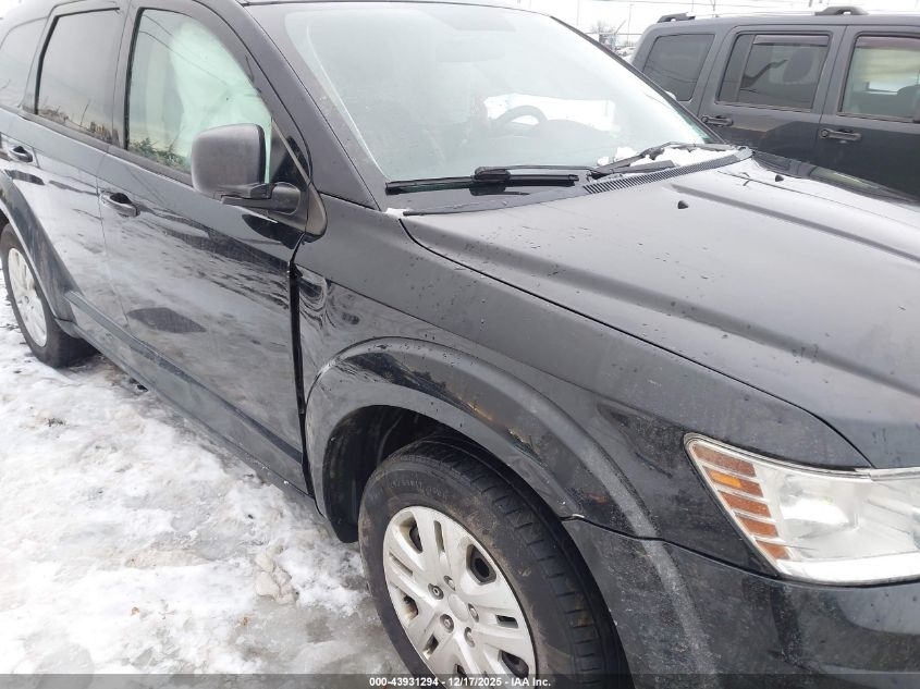 2018 Dodge Journey Se VIN: 3C4PDCABXJT309824 Lot: 43931294