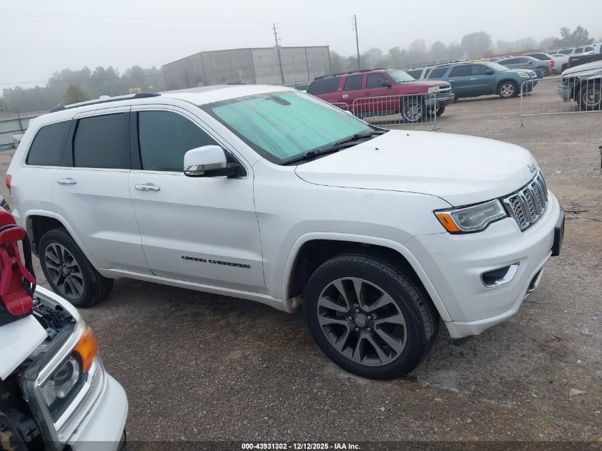 2017 Jeep Grand Cherokee Overland 4X4 VIN: 1C4RJFCG0HC755420 Lot: 43931302