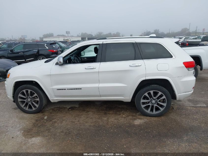 2017 Jeep Grand Cherokee Overland 4X4 VIN: 1C4RJFCG0HC755420 Lot: 43931302