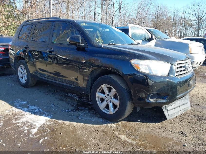 2010 Toyota Highlander Base V6 VIN: 5TDBK3EH8AS022085 Lot: 43931306