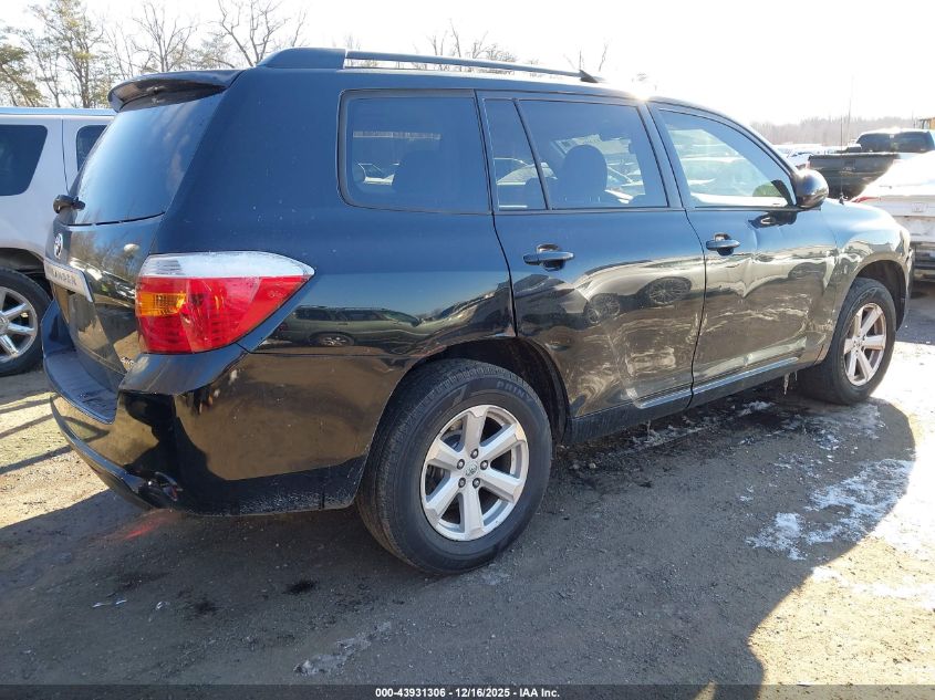 2010 Toyota Highlander Base V6 VIN: 5TDBK3EH8AS022085 Lot: 43931306