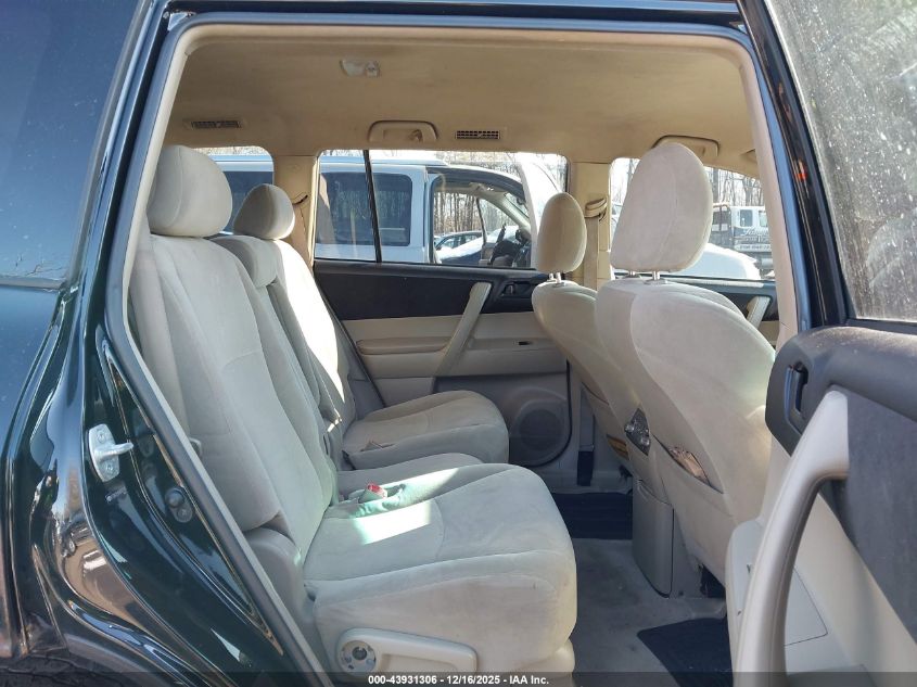 2010 Toyota Highlander Base V6 VIN: 5TDBK3EH8AS022085 Lot: 43931306