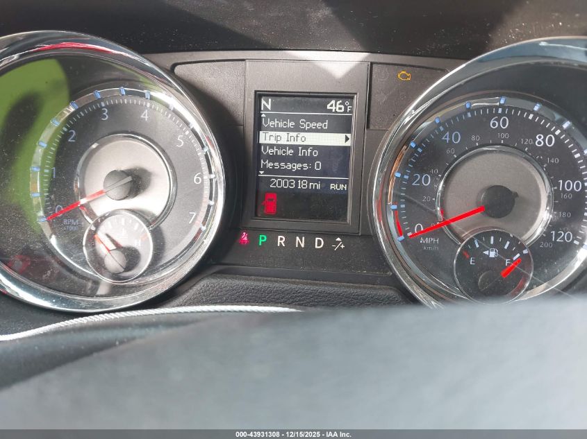 2013 Chrysler Town & Country Touring VIN: 2C4RC1BG0DR759175 Lot: 43931308