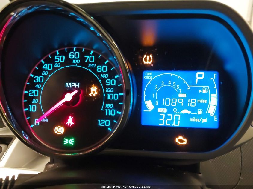 2015 Chevrolet Spark 1Lt Cvt VIN: KL8CD6S98FC774352 Lot: 43931312