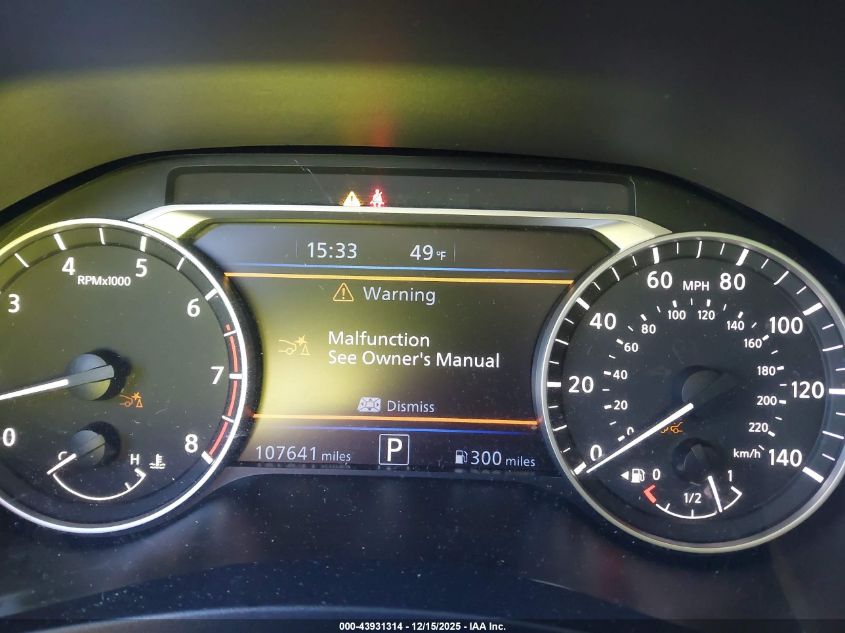 2019 Nissan Altima 2.5 Sv VIN: 1N4BL4DV6KC142003 Lot: 43931314