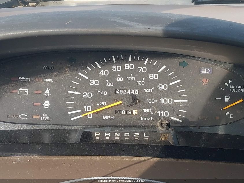 1997 Toyota Previa Le S/C VIN: JT3GK13M2V1278482 Lot: 43931325