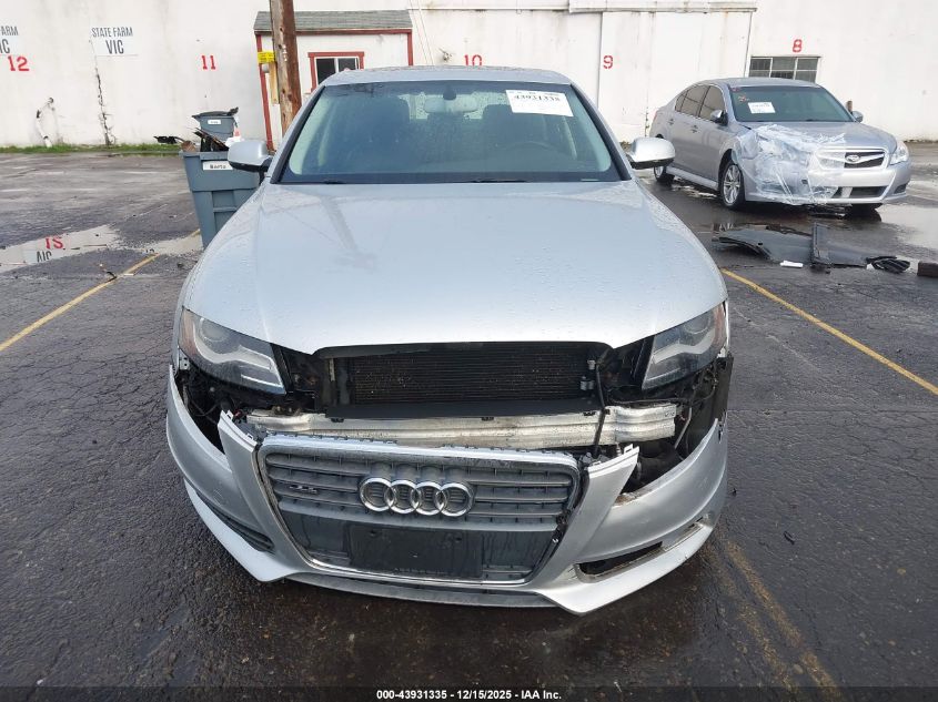 2012 Audi A4 2.0T Premium VIN: WAUFFAFL0CN017286 Lot: 43931335