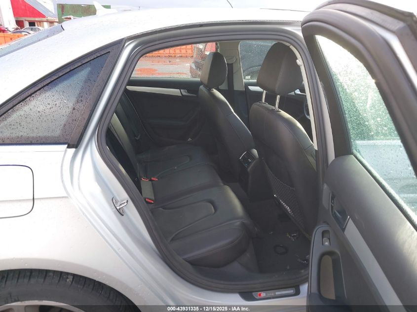 2012 Audi A4 2.0T Premium VIN: WAUFFAFL0CN017286 Lot: 43931335