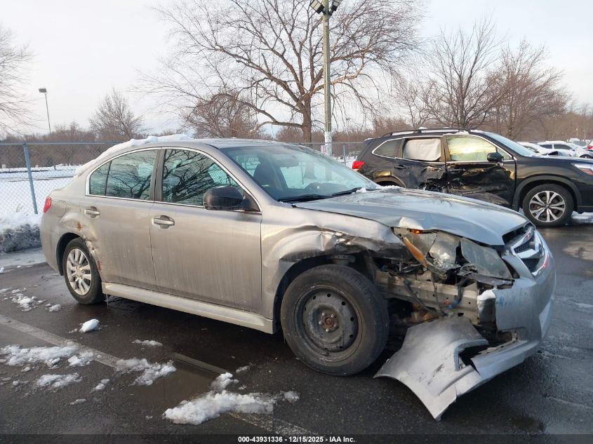 2010 Subaru Legacy 2.5I VIN: 4S3BMBA6XA3234268 Lot: 43931336