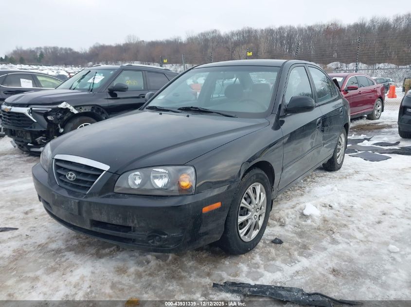 KMHDN46D25U163426 2005 HYUNDAI ELANTRA photo no. 2