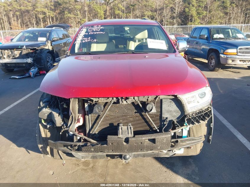 2014 Dodge Durango Citadel VIN: 1C4RDJEG8EC374725 Lot: 43931348