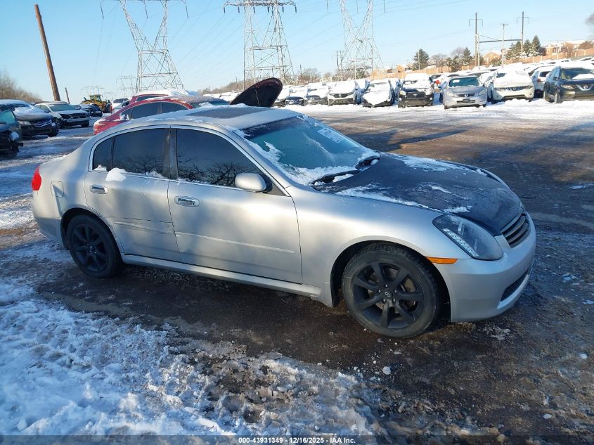 2006 Infiniti G35X VIN: JNKCV51F76M604529 Lot: 43931349