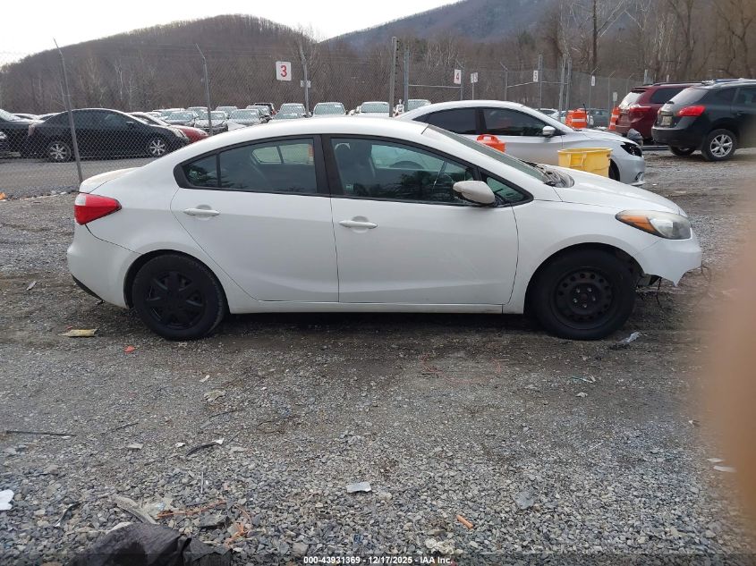 2016 Kia Forte Lx VIN: KNAFK4A64G5616602 Lot: 43931369