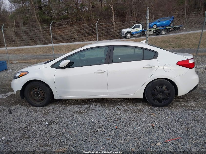 2016 Kia Forte Lx VIN: KNAFK4A64G5616602 Lot: 43931369