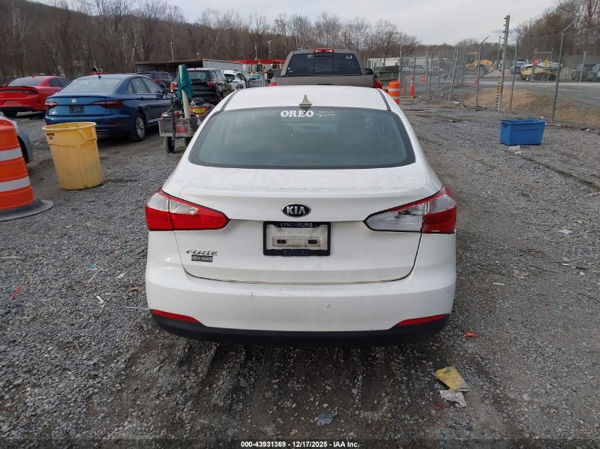 2016 Kia Forte Lx VIN: KNAFK4A64G5616602 Lot: 43931369