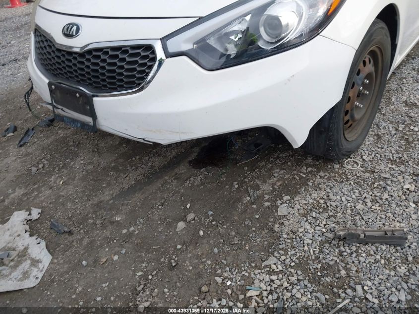 2016 Kia Forte Lx VIN: KNAFK4A64G5616602 Lot: 43931369