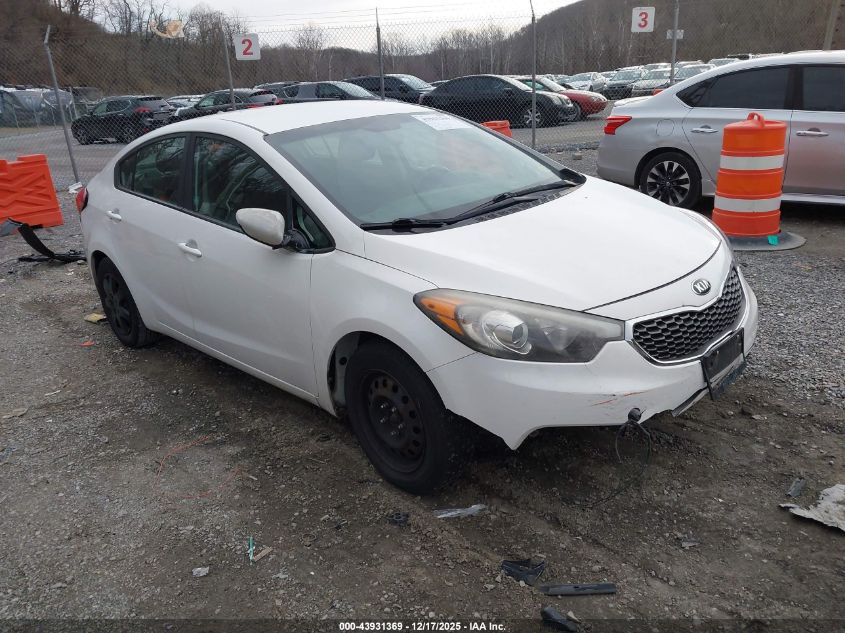 2016 Kia Forte Lx VIN: KNAFK4A64G5616602 Lot: 43931369