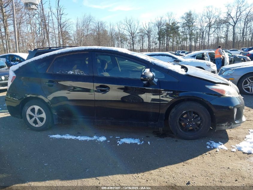 2015 Toyota Prius Two VIN: JTDKN3DU9F1996314 Lot: 43931387