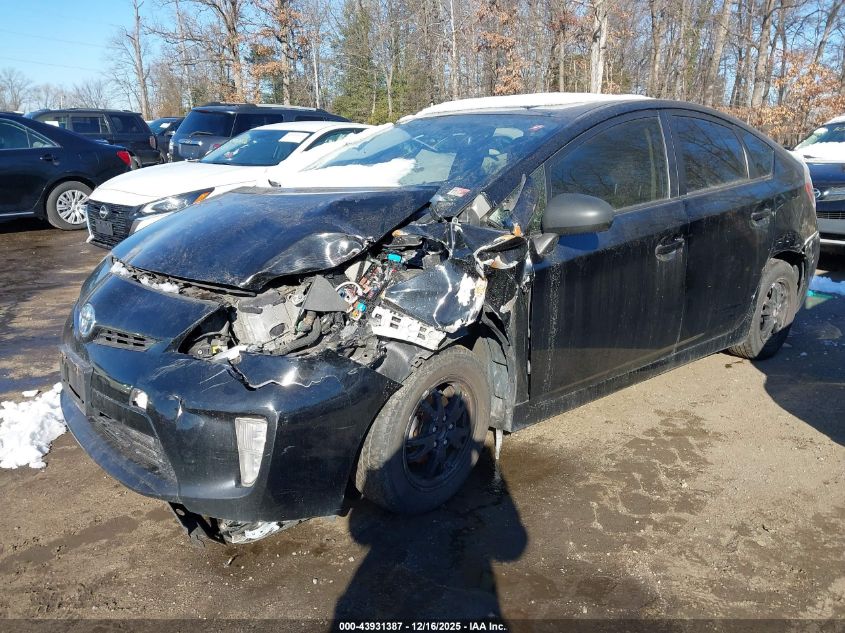 2015 Toyota Prius Two VIN: JTDKN3DU9F1996314 Lot: 43931387